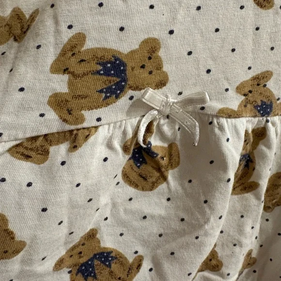 Vintage Honors Intimates Bear Bows Nightgown Large - Picture 4 of 10